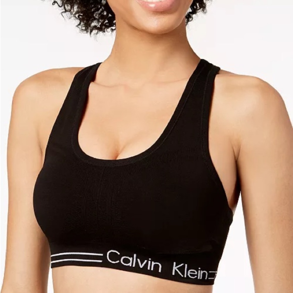 Calvin Klein Women's Black Sports Bra (M) (New No Tag)